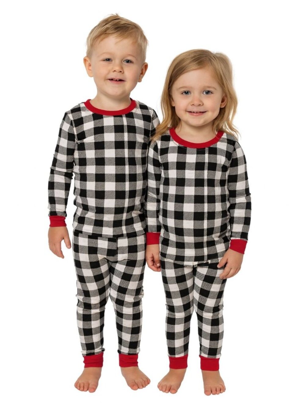 Family Matching Buffalo Plaid Pajama Set By Family Tradition 2/3T